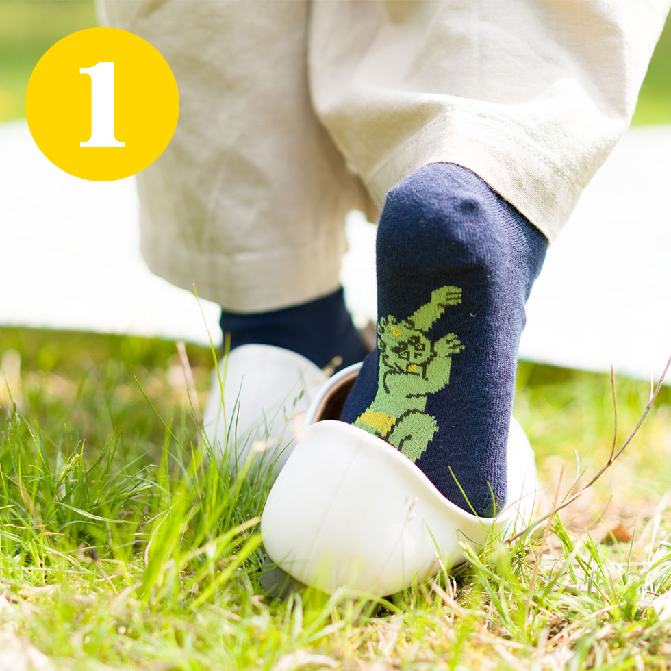 仏下邪鬼ソックス