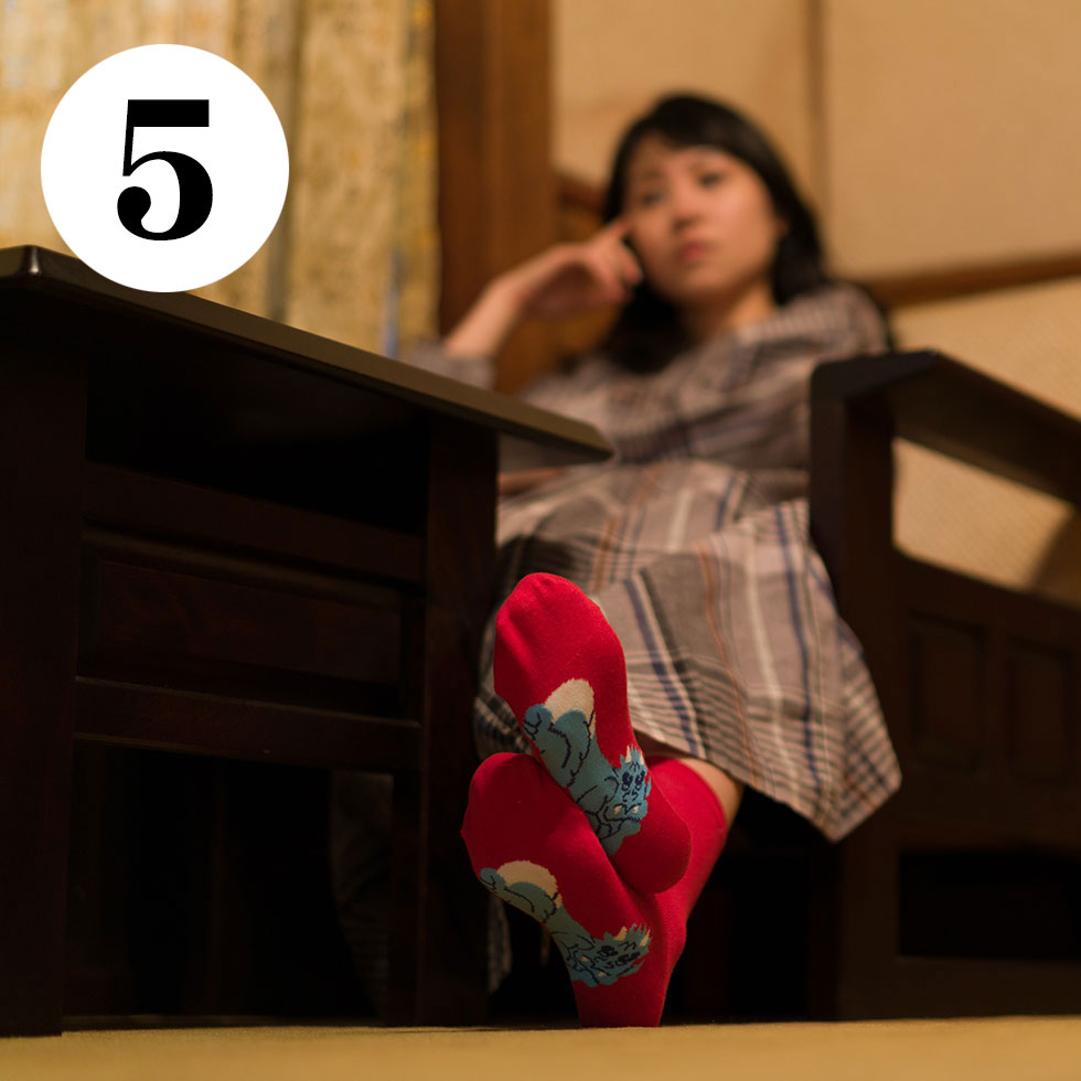 仏下邪鬼ソックス