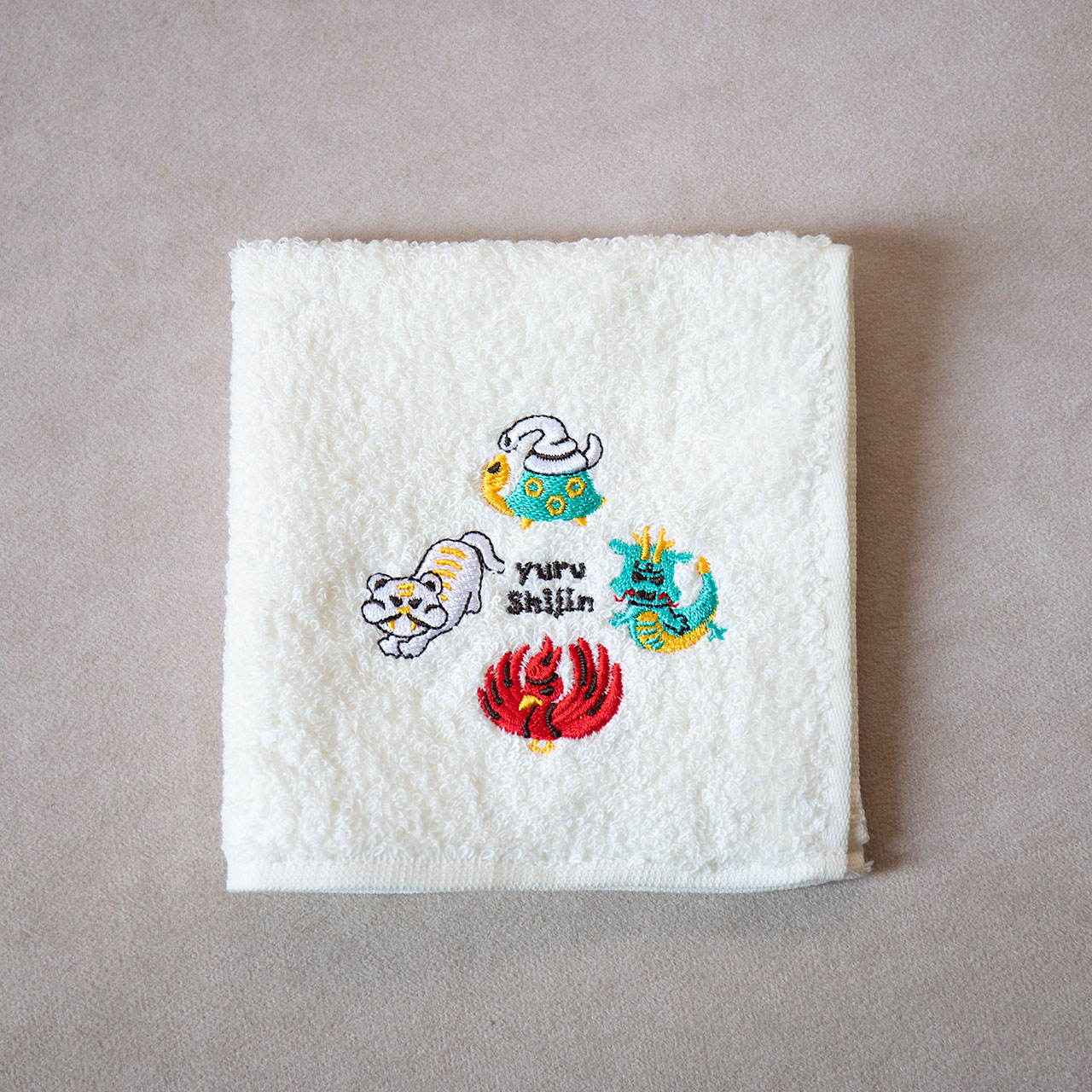 ゆる四神タオルハンカチ conaran